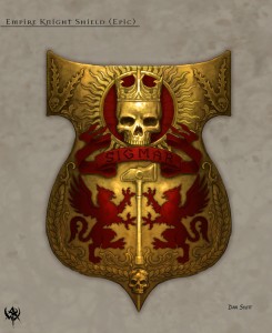Ornate Empire Knightly Shield