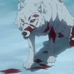Image of a wounded Wolf to illustrate the Warhammer Quest Travelling Hazard entitled Wounded Beast